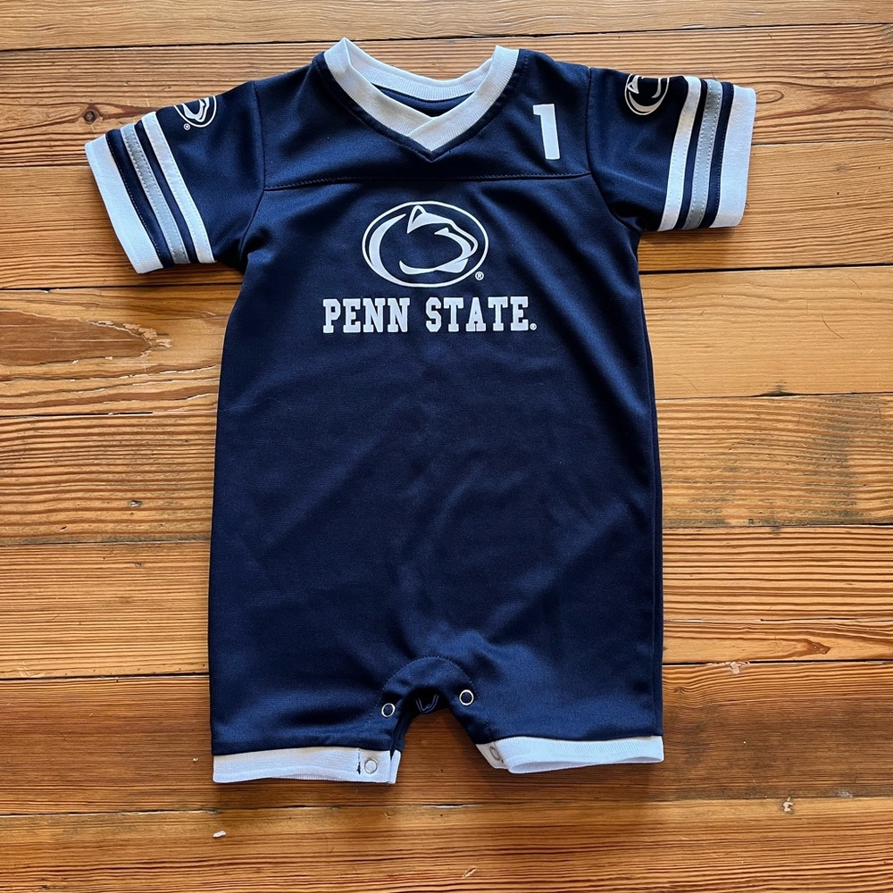 Authentic Penn State Jersey Romper 12 - 18 months
